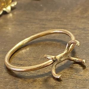 14k solid gold ring without stone